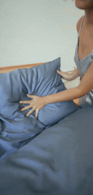 Sábanas de bambú en uso